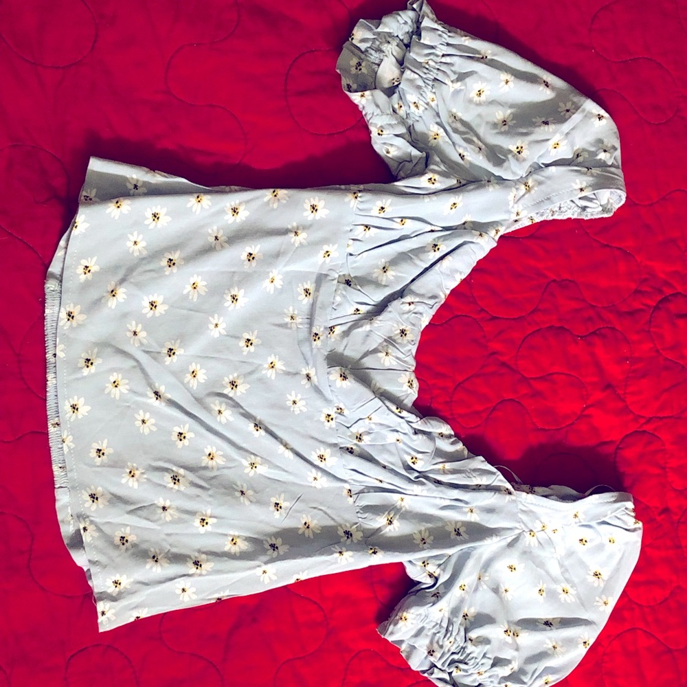 Cropped Milkmaid Top